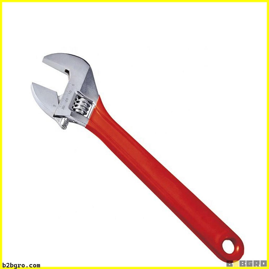 Clé à molette avec échelle 10"